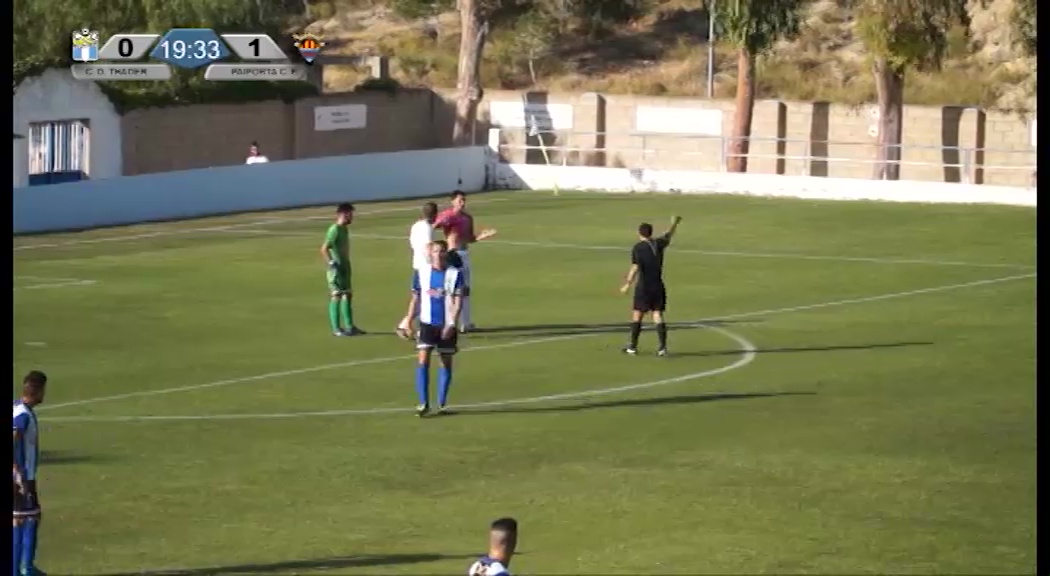 Primera parte del partido CD Thader - Paiporta CF